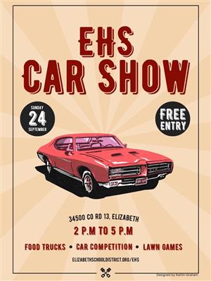 Car show flyer